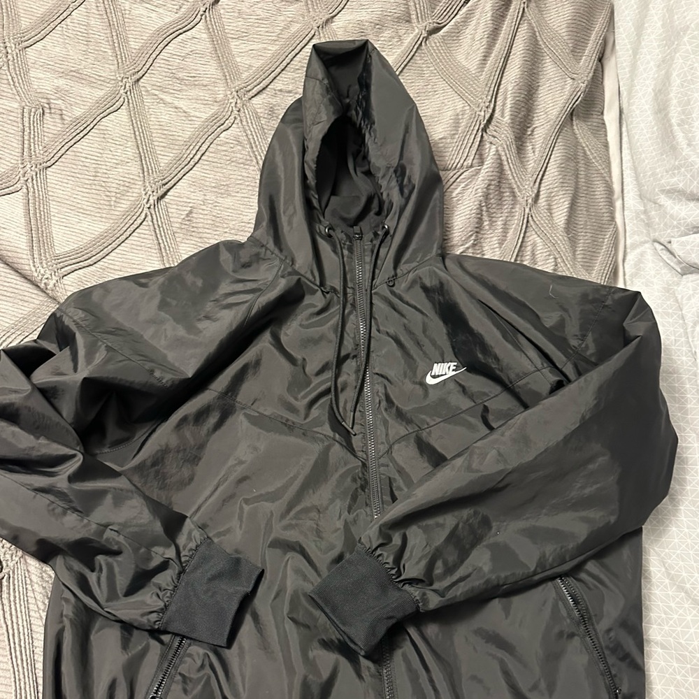 All Black Nike Windrunner Jacket - image 1